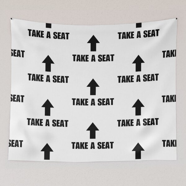 Item preview, TAKE A SEAT - UP ARROW designed and sold by boy with brain.