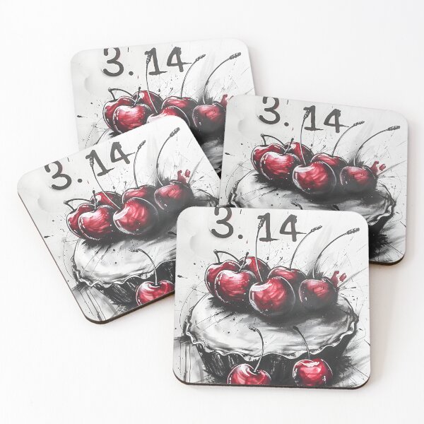 Item preview, Rococo Radiance- Cherishing 3.14 in the Elegance of Cherry PIE Art Generative AI designed and sold by OlfactoART Studio.