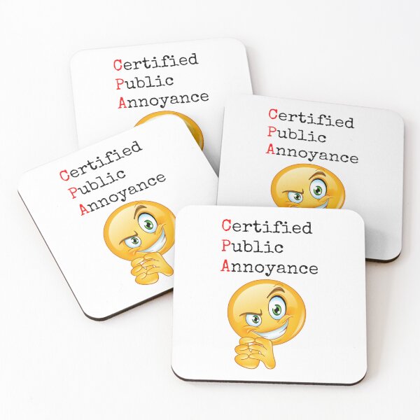 Item preview, Certified Public Annoyance -- smiley designed and sold by Ghoof-Wear.