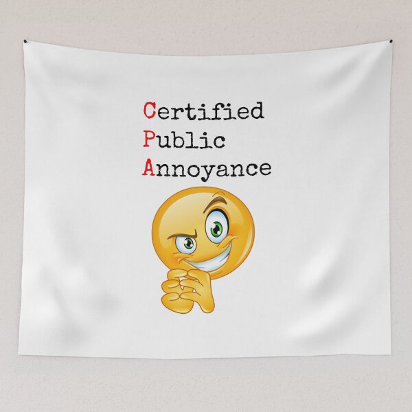 Item preview, Certified Public Annoyance -- smiley designed and sold by Ghoof-Wear.
