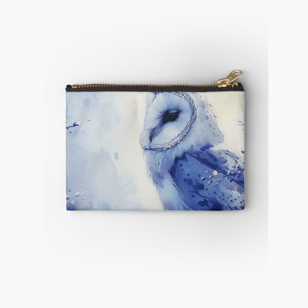 Item preview, Blue Floral Barn Owl Illustration designed and sold by TheAnimalZ00.