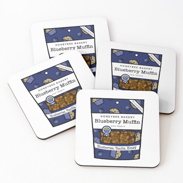 Item preview, Blueberry Muffin Dog Treats designed and sold by honeybeepaper.