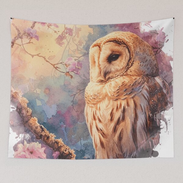 Item preview, Floral Barn Owl  designed and sold by TheAnimalZ00.