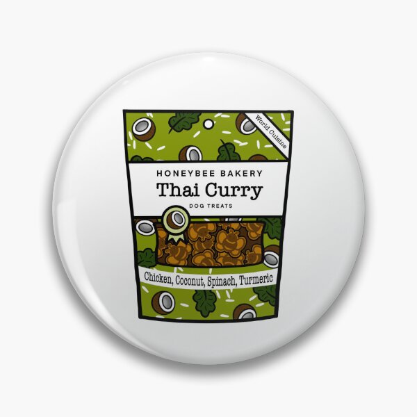 Item preview, Thai Curry Dog Treats designed and sold by honeybeepaper.