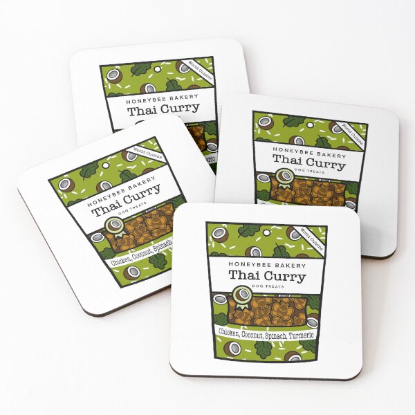 Item preview, Thai Curry Dog Treats designed and sold by honeybeepaper.