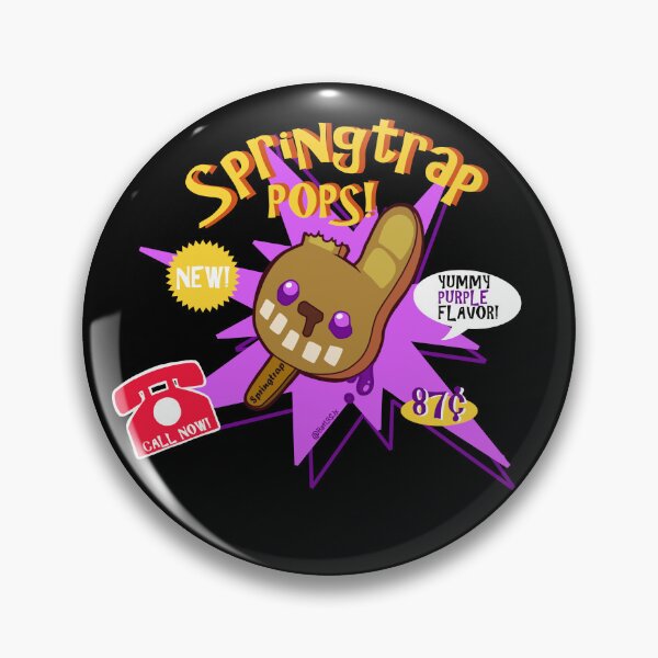 Item preview, Springtrap Pops designed and sold by Bat13SJx.