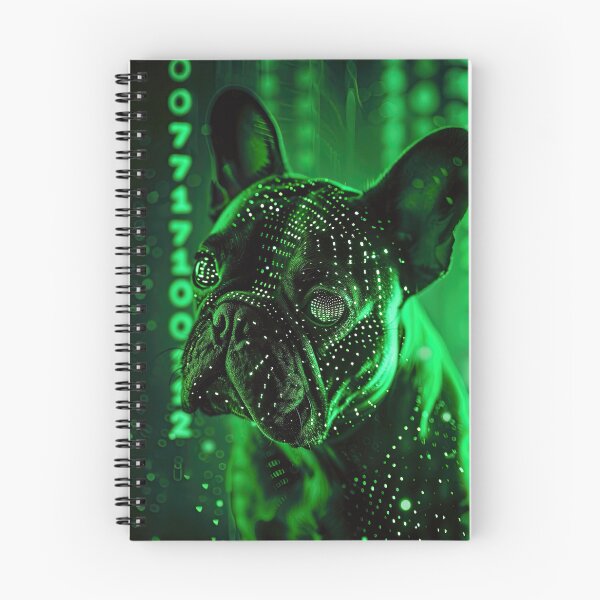 Item preview, French Bulldog Binary Code designed and sold by deathxdesign.