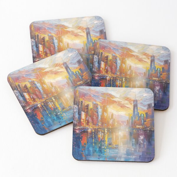 Item preview, Cityscape In Watercolor designed and sold by NDMDesignStudio.