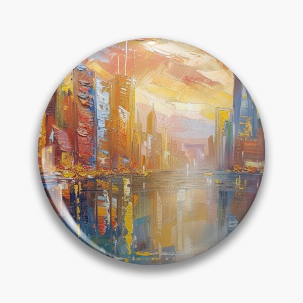 Item preview, Cityscape In Watercolor designed and sold by NDMDesignStudio.