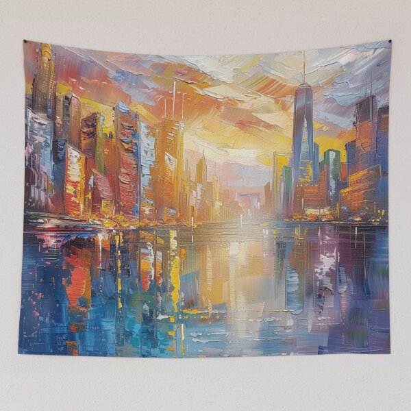 Item preview, Cityscape In Watercolor designed and sold by NDMDesignStudio.