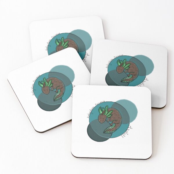 Item preview, Brown and Green Axolotl designed and sold by The Menagerie .