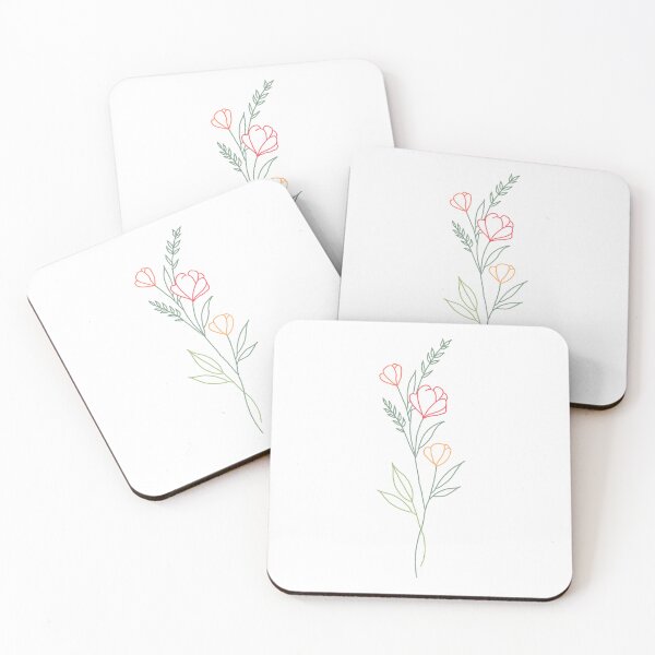 Item preview, Thin Line Flowers designed and sold by Alyssa Caputo.