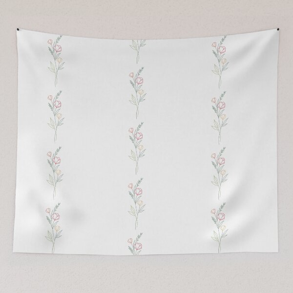 Item preview, Thin Line Flowers designed and sold by Alyssa Caputo.