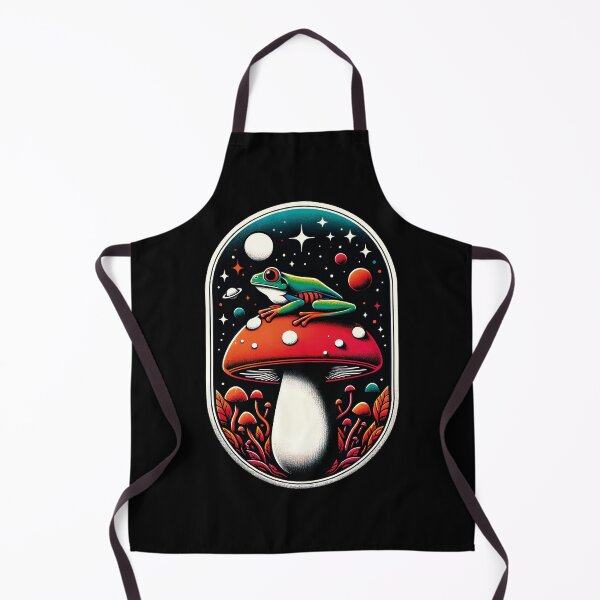 Item preview, frog mushroom psychedelic T-shirt Cosmic designed and sold by PrintyArts.