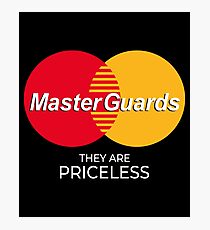 MASTER GUARDS - For BJJ And Jiu Jitsu Fans Photographic Print