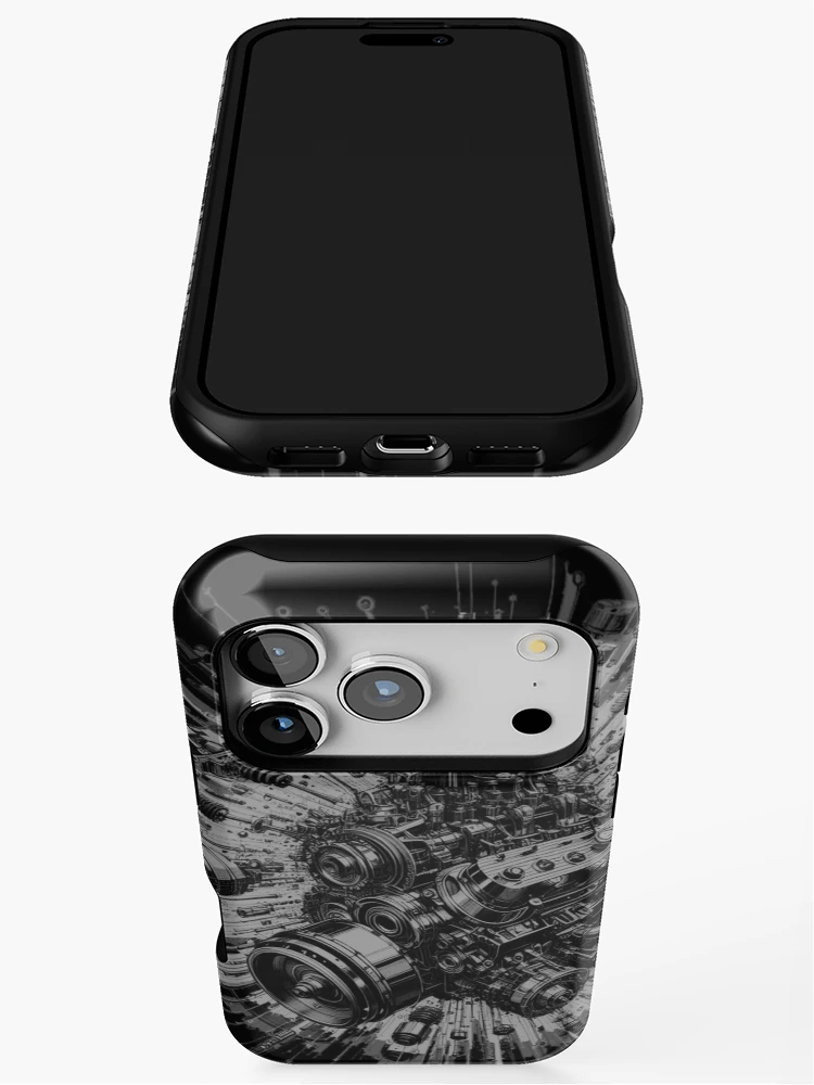 Thumbnail 3 of 4, iPhone Case, Exploding Engine designed and sold by Mr. Kidz LLC.