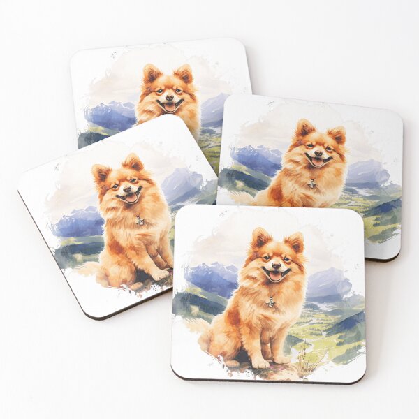 Item preview, Watercolor Pomeranian Art designed and sold by TheAnimalZ00.