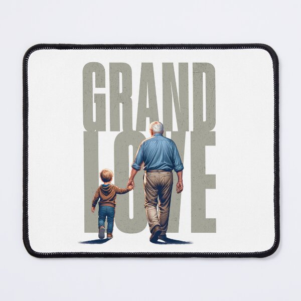 Item preview, Grandfather and Grandson Together, Grandpa Love Forever, Holding Hands designed and sold by DAMOTAmagazine.