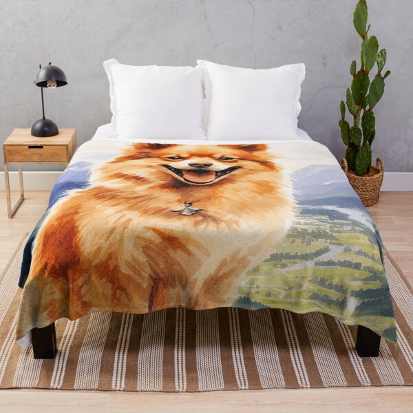 Item preview, Watercolor Pomeranian Art designed and sold by TheAnimalZ00.
