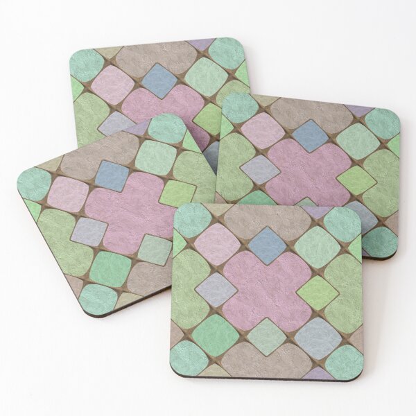 Item preview, Colorful Kaleidoscope Pattern with Pink Center Star designed and sold by gallofoto.