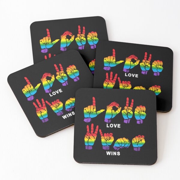 Item preview, ASL Love Wins, LOVE WINS designed and sold by TheirChoice.