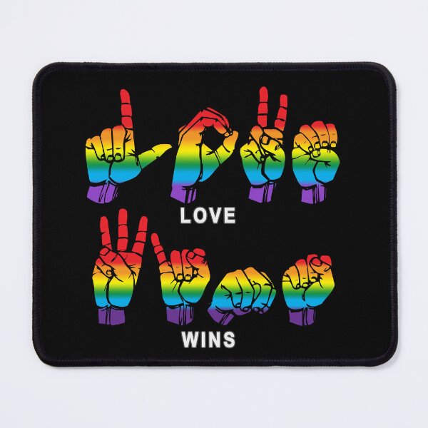 Item preview, ASL Love Wins, LOVE WINS designed and sold by TheirChoice.