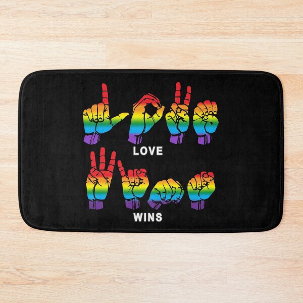 Item preview, ASL Love Wins, LOVE WINS designed and sold by TheirChoice.