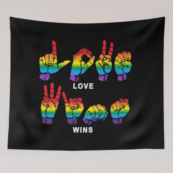 Item preview, ASL Love Wins, LOVE WINS designed and sold by TheirChoice.
