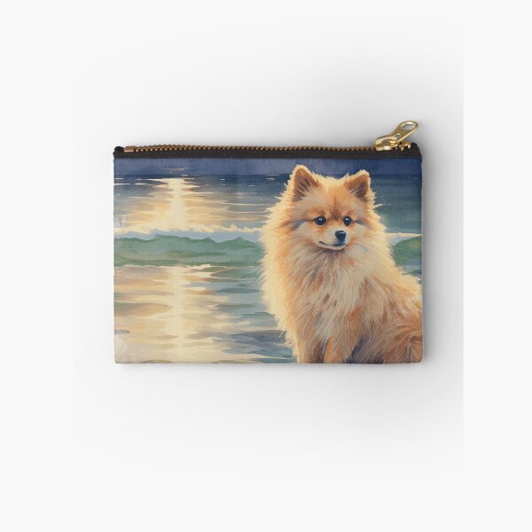Item preview, Pomeranian At The Beach designed and sold by TheAnimalZ00.