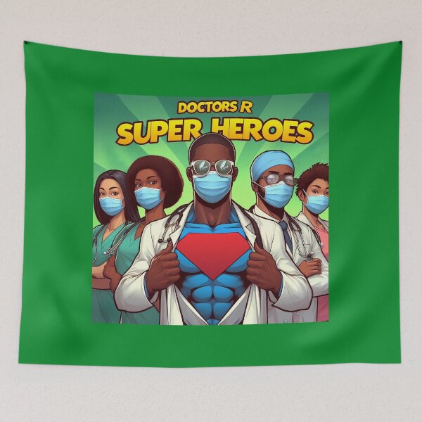 Item preview, Doctors Are Super Heroes designed and sold by Tamer ⭐⭐⭐⭐⭐.
