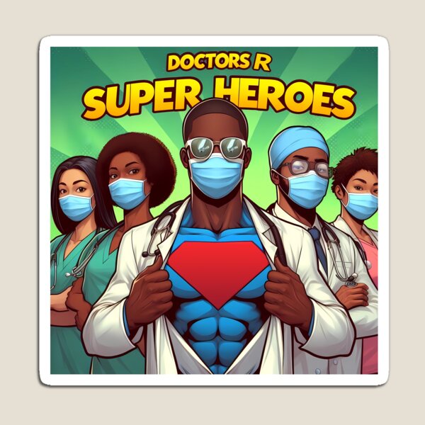 Item preview, Doctors Are Super Heroes designed and sold by Tamer ⭐⭐⭐⭐⭐.