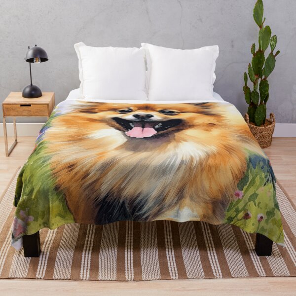 Item preview, Pomeranian And Flowers designed and sold by TheAnimalZ00.