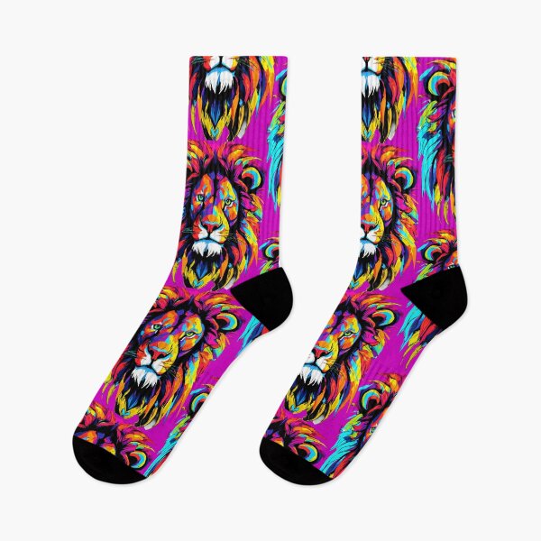 Item preview, Multicolored lion designed and sold by UZRWRLD .