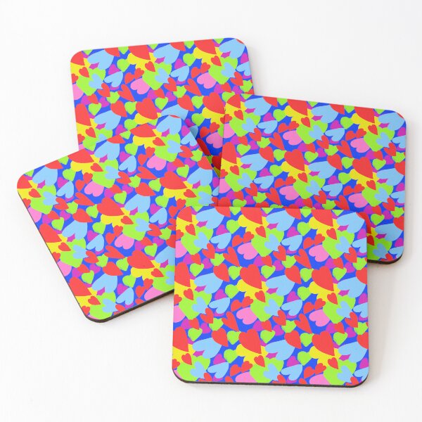 Item preview, Colorful Hand-drawn Hearts designed and sold by Victoria Rose.
