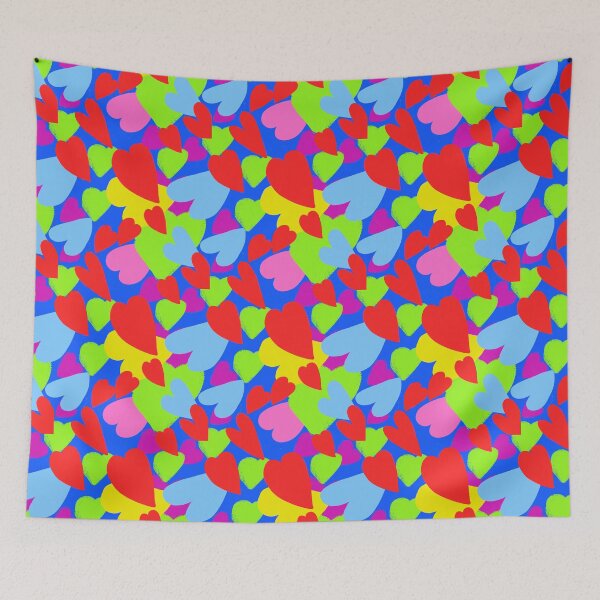 Item preview, Colorful Hand-drawn Hearts designed and sold by Victoria Rose.