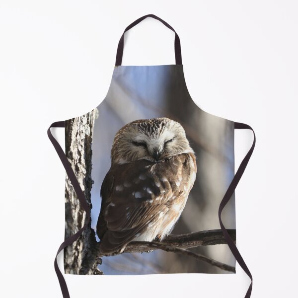 Item preview, Sleepy saw whet owl designed and sold by locustgirl.
