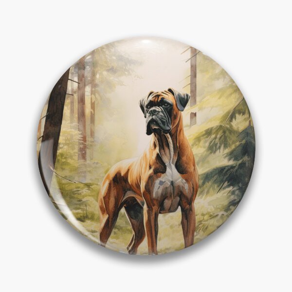 Item preview, Forest Boxer Illustration designed and sold by TheAnimalZ00.