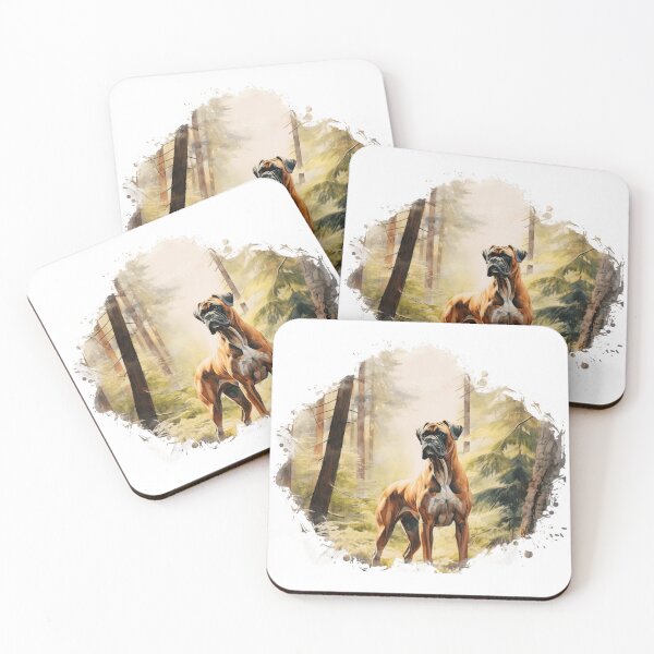 Item preview, Forest Boxer Illustration designed and sold by TheAnimalZ00.