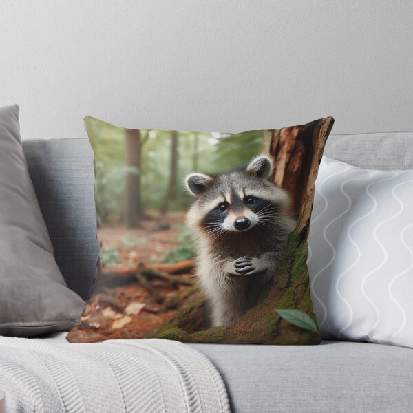 Item preview, Masked Mischief - The Playful Antics of a Raccoon with a Cunning Mask designed and sold by ProgressMagnet.
