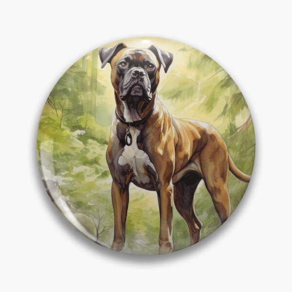 Item preview, Boxer Dog In The Forest  designed and sold by TheAnimalZ00.