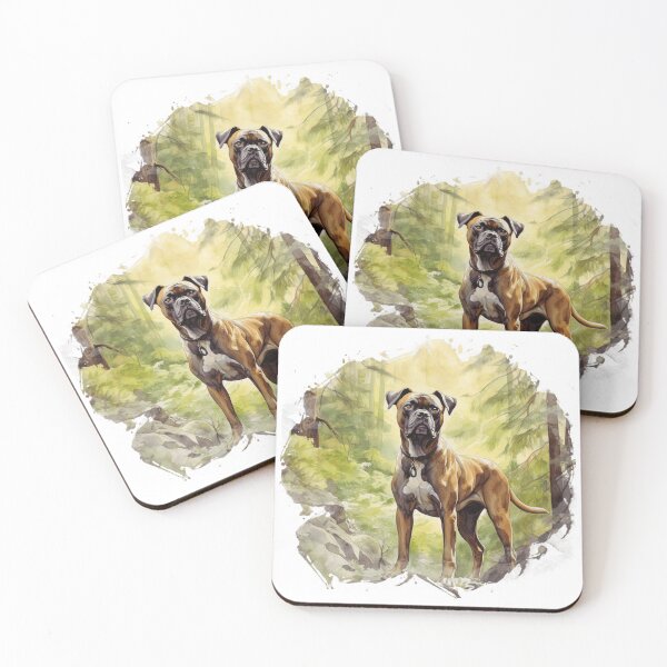 Item preview, Boxer Dog In The Forest  designed and sold by TheAnimalZ00.