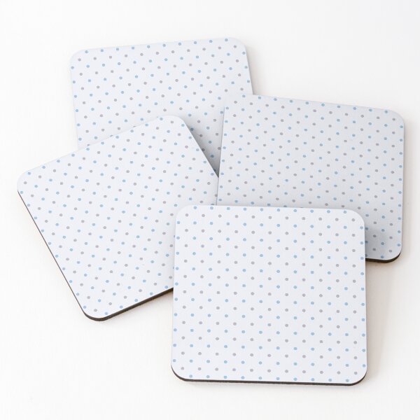 Item preview, Polka Dots Blender Pattern in Baby Blue and Lavender Purple on Light Blue designed and sold by NiranjanaMani.