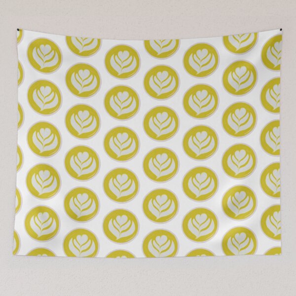 Item preview, Latte Art in a Paper Cup Yellow designed and sold by chelseabolles.