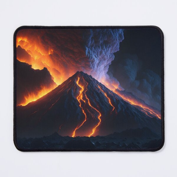 Item preview, Volcano exploding very strong in night dark with lava out designed and sold by Volcano17.