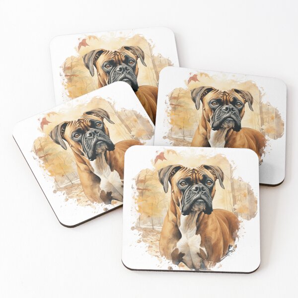 Item preview, Watercolor Boxer Dog  designed and sold by TheAnimalZ00.