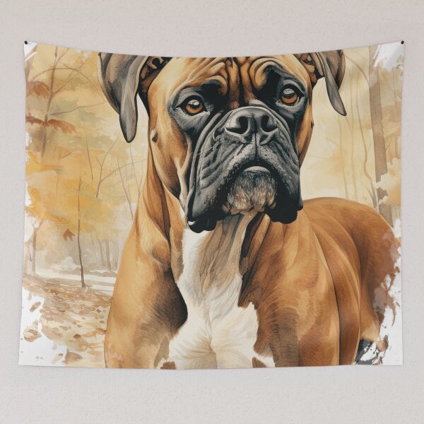 Item preview, Watercolor Boxer Dog  designed and sold by TheAnimalZ00.