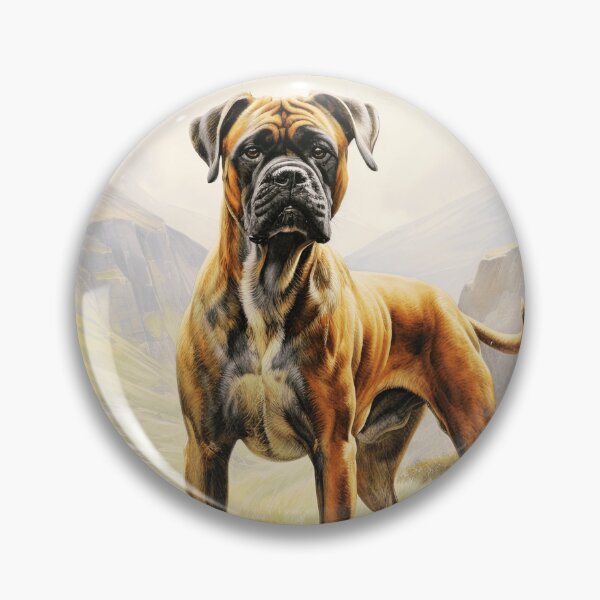 Item preview, Watercolor Boxer Dog Illustration designed and sold by TheAnimalZ00.