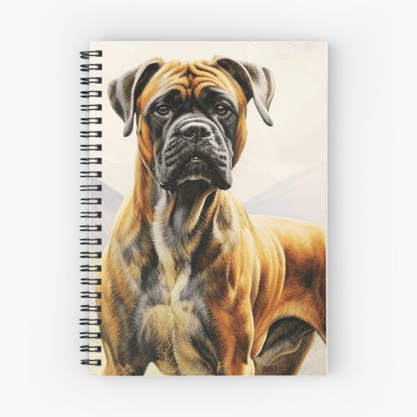 Item preview, Watercolor Boxer Dog Illustration designed and sold by TheAnimalZ00.