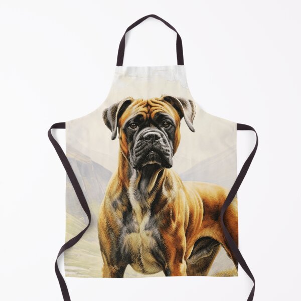 Item preview, Watercolor Boxer Dog Illustration designed and sold by TheAnimalZ00.
