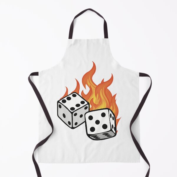 Item preview, Dice on Fire designed and sold by Katherine Mandeville.